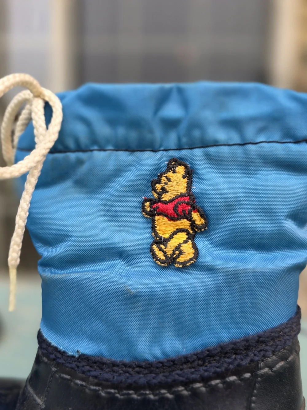 Vintage Sears Winnie the Pooh Snow Boots Size 7 Made in USA w/ Box